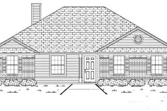 Exterior - Other Elevation for Traditional House Plan #84-311 - 3 bed, 2 bath