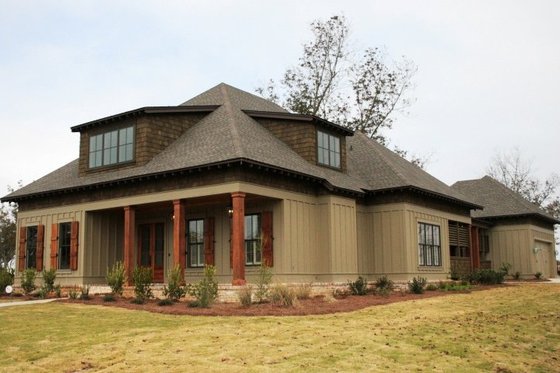 Exterior - Front Elevation for Farmhouse House Plan #37-227 - 5 bed, 4 bath