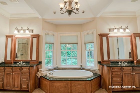 Interior - Master Bathroom for European House Plan #929-479 - 5 bed, 4.5 bath