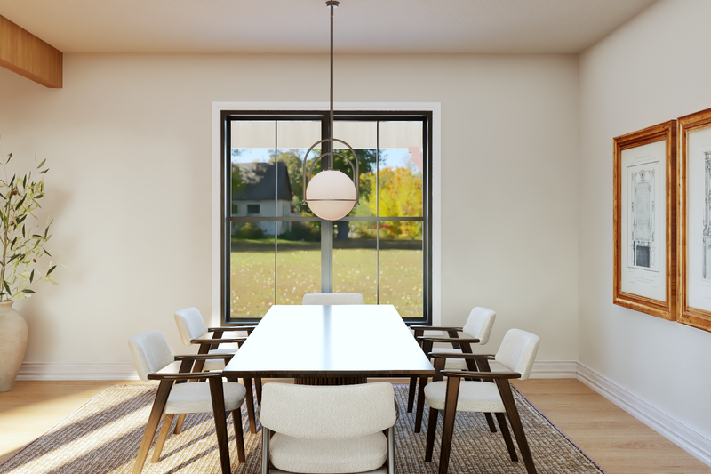 Architectural House Design - Interior - Dining Room for Farmhouse House Plan #1064-101 - 3 bed, 2.5 bath