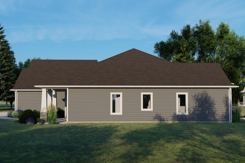 Architectural House Design - Exterior - Other Elevation for Ranch House Plan #1064-352 - 3 bed, 2.5 bath