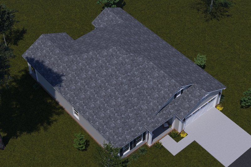 Architectural House Design - Exterior - Other Elevation 5 for Craftsman House Plan #513-2432 - 3 bed, 2 bath