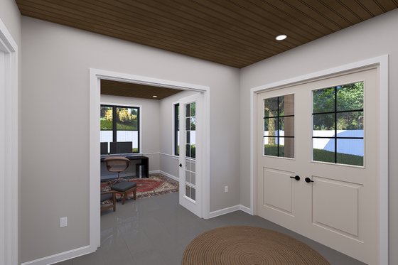 Interior - Entry for Barndominium House Plan #1060-270 - 3 bed, 3.5 bath