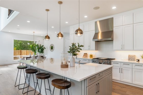 Interior - Kitchen 2 for Contemporary House Plan #1066-121 - 4 bed, 2.5 bath