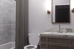 Interior - Master Bathroom for Traditional House Plan #455-729 - 3 bed, 2 bath