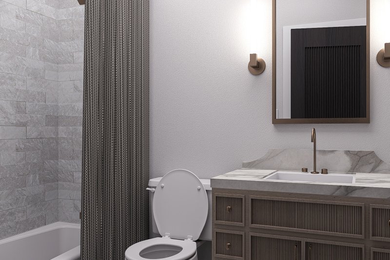 House Blueprint - Interior - Master Bathroom for Traditional House Plan #455-729 - 3 bed, 2 bath