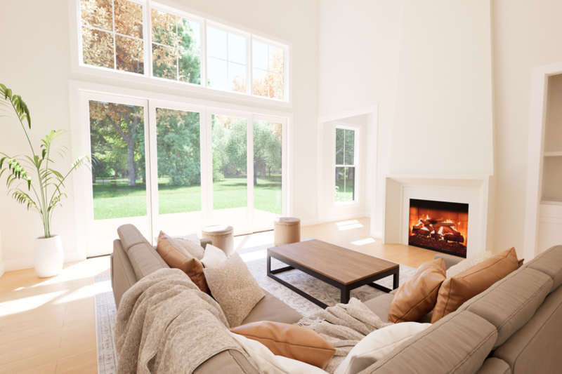 Architectural House Design - Interior - Other 1 for Contemporary House Plan #1116-10 - 4 bed, 3.5 bath