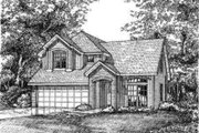 Traditional Style House Plan - 3 Beds 2.5 Baths 1680 Sq/Ft Plan #320-109 