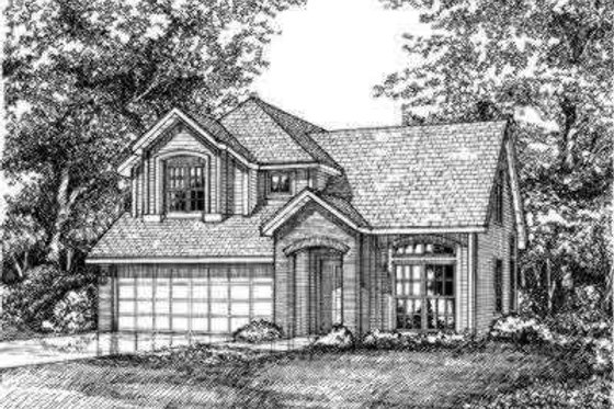 Exterior - Other Elevation for Traditional House Plan #320-109 - 3 bed, 2.5 bath