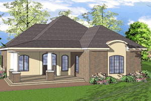 Traditional Exterior - Front Elevation Plan #8-183