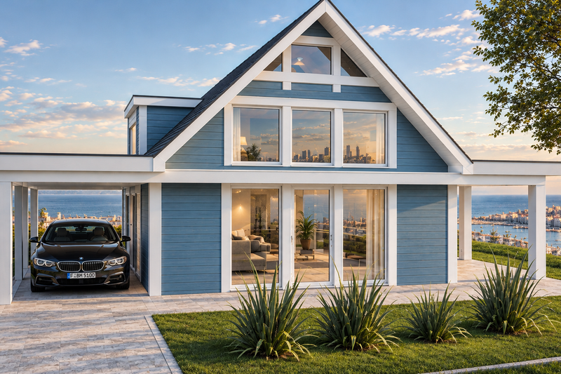 House Plan Design - Exterior - Other Elevation 3 for Modern House Plan #542-8 - 2 bed, 1 bath