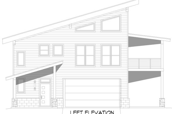 Exterior - Other Elevation for Southern House Plan #932-1274 - 3 bed, 2 bath