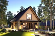 Cottage Style House Plan - 2 Beds 2 Baths 988 Sq/Ft Plan #3-347 