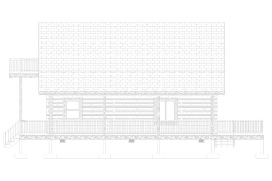 Exterior - Other Elevation for Log House Plan #1060-413 - 1 bed, 2 bath