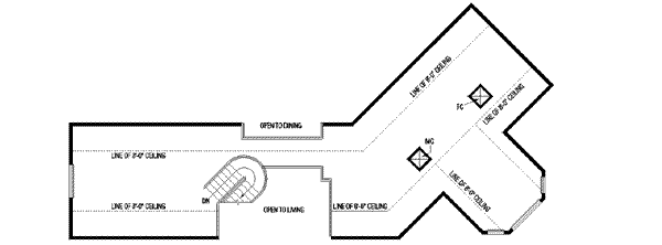 House Blueprint - Traditional Floor Plan - Other Floor Plan #60-257