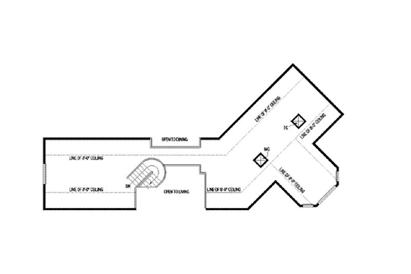 House Blueprint - Floor Plan - Other Floor for Traditional House Plan #60-257 - 4 bed, 2 bath