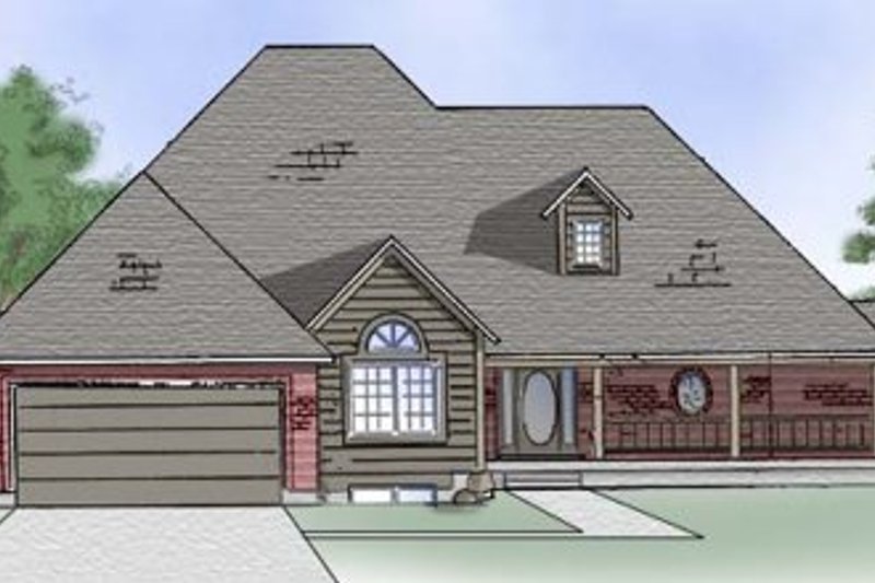 House Design - Country Exterior - Front Elevation Plan #5-118