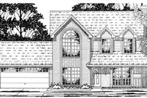 Country Exterior - Front Elevation Plan #42-193