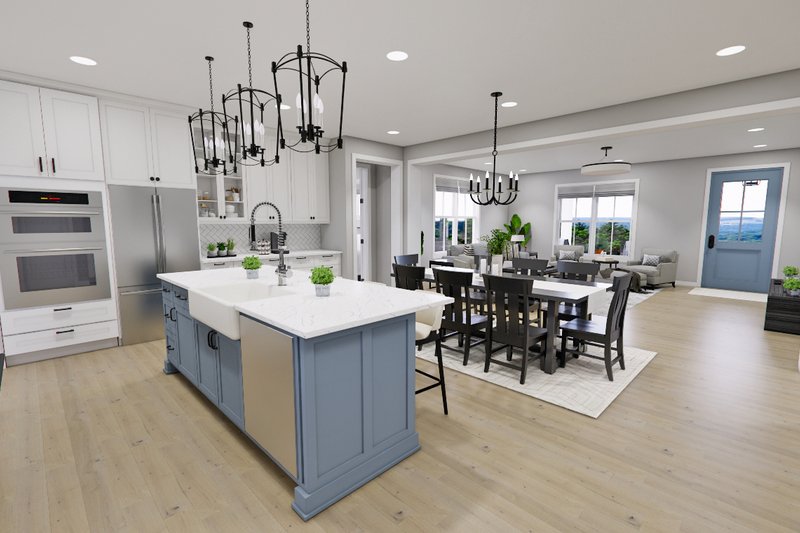 Dream House Plan - Interior - Kitchen 3 for Farmhouse House Plan #51-1280 - 4 bed, 3.5 bath