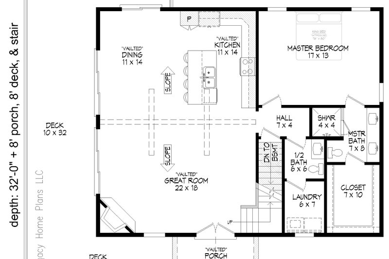 House Blueprint - Exterior - Front Elevation 3 for Country House Plan #932-869 - 4 bed, 3.5 bath