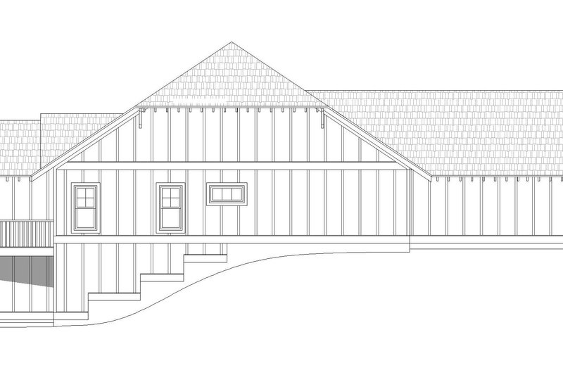 Architectural House Design - Exterior - Other Elevation 2 for Cottage House Plan #932-325 - 3 bed, 2.5 bath
