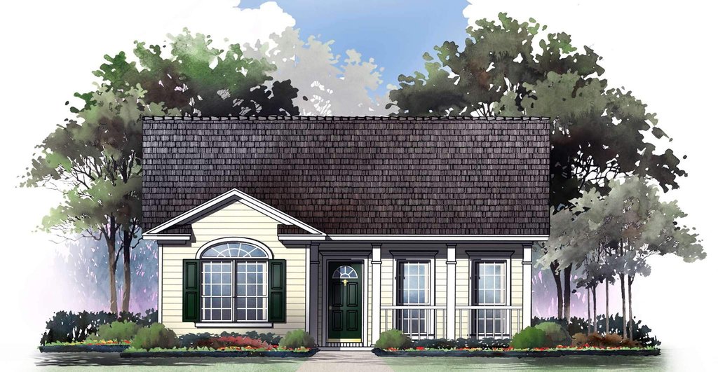 Cottage Style House Plan 2 Beds 2 Baths 1000 Sq Ft Plan 21 168 Floorplans Com