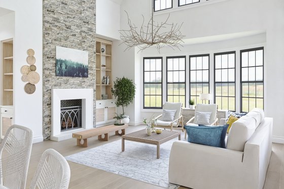 Interior - Family Room 1 for European House Plan #54-696 - 5 bed, 5 bath