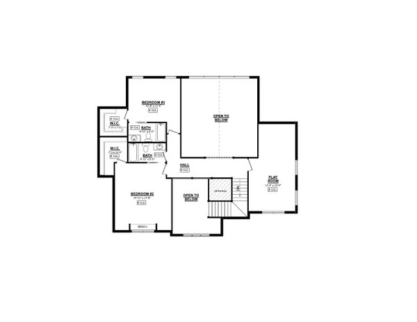 Home Plan - European Floor Plan - Upper Floor Plan #1089-11
