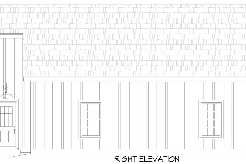 Dream House Plan - Exterior - Other Elevation 1 for Contemporary House Plan #932-1011, 0 bath