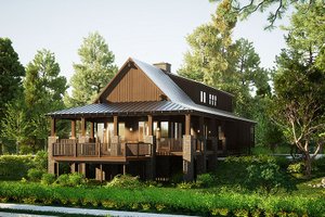 Farmhouse Exterior - Front Elevation Plan #17-2359