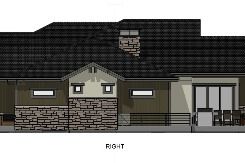 House Blueprint - Exterior - Other Elevation 4 for Farmhouse House Plan #1069-40 - 3 bed, 2.5 bath