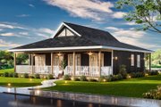Contemporary Style House Plan - 4 Beds 2 Baths 1179 Sq/Ft Plan #54-665 