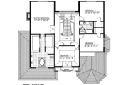 European Style House Plan - 4 Beds 2.5 Baths 3422 Sq/Ft Plan #138-171 