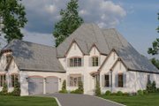 European Style House Plan - 4 Beds 3.5 Baths 3213 Sq/Ft Plan #923-31 