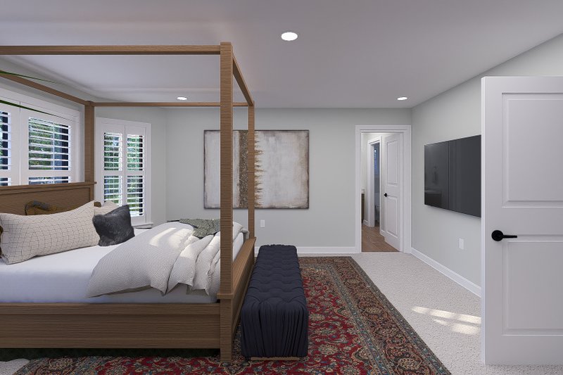 Architectural House Design - Interior - Master Bedroom 1 for Traditional House Plan #1060-346 - 3 bed, 2.5 bath
