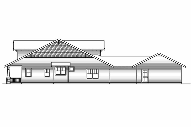 Home Plan - Exterior - Other Elevation 1 for Craftsman House Plan #124-669 - 3 bed, 2.5 bath