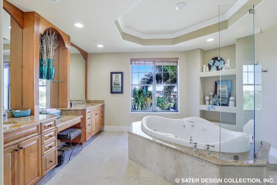 Interior - Master Bathroom for European House Plan #930-505 - 4 bed, 4.5 bath