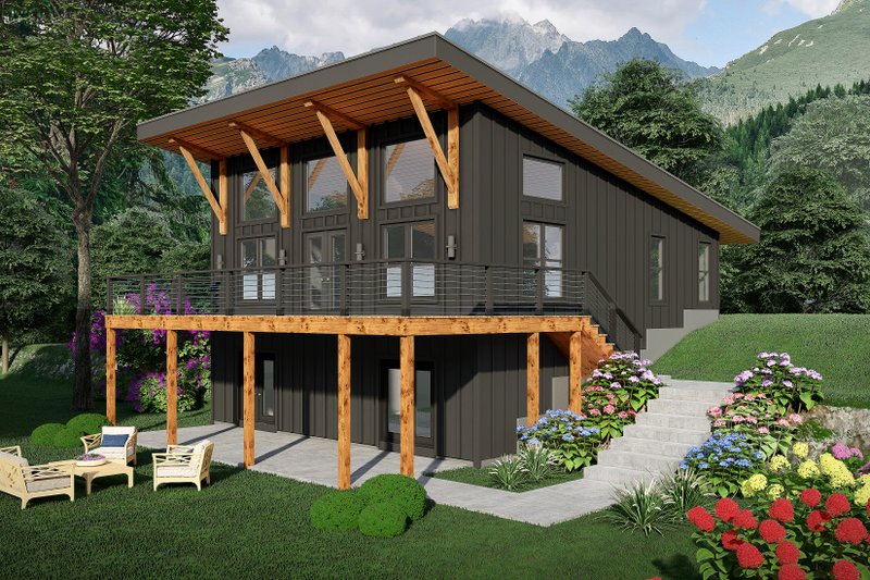 Home Plan - Country Exterior - Front Elevation Plan #932-1190