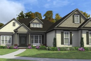 Traditional Exterior - Front Elevation Plan #63-402