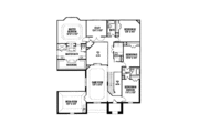 European Style House Plan - 4 Beds 4 Baths 4430 Sq/Ft Plan #141-316 