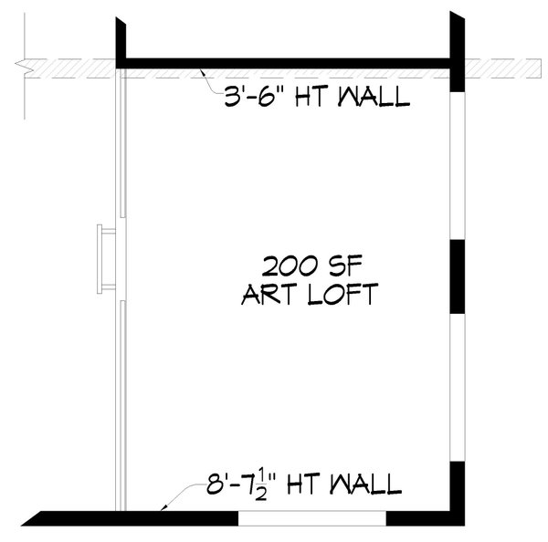 Contemporary Floor Plan - Upper Floor Plan #932-678