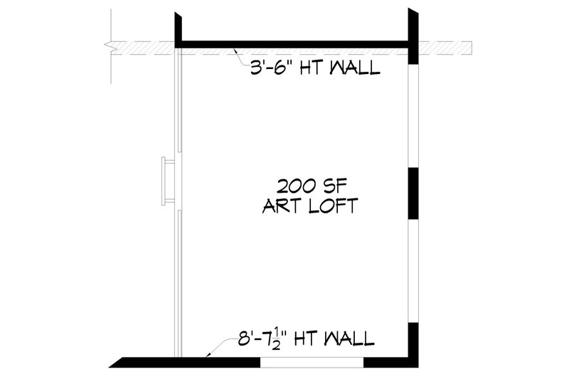 House Blueprint - Floor Plan - Upper Floor 1 for Contemporary House Plan #932-678 - 2 bed, 2.5 bath