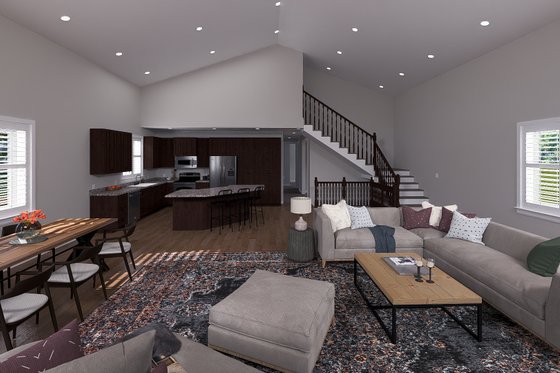 Interior - Other for Cabin House Plan #1060-355 - 2 bed, 2 bath