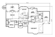European Style House Plan - 4 Beds 4.5 Baths 2729 Sq/Ft Plan #5-353 