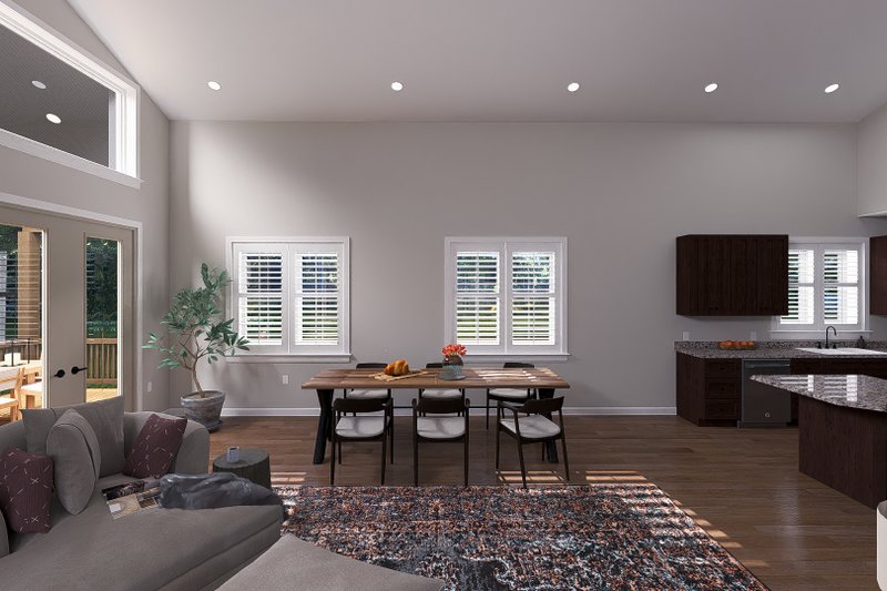 Dream House Plan - Interior - Family Room 2 for Cabin House Plan #1060-355 - 2 bed, 2 bath