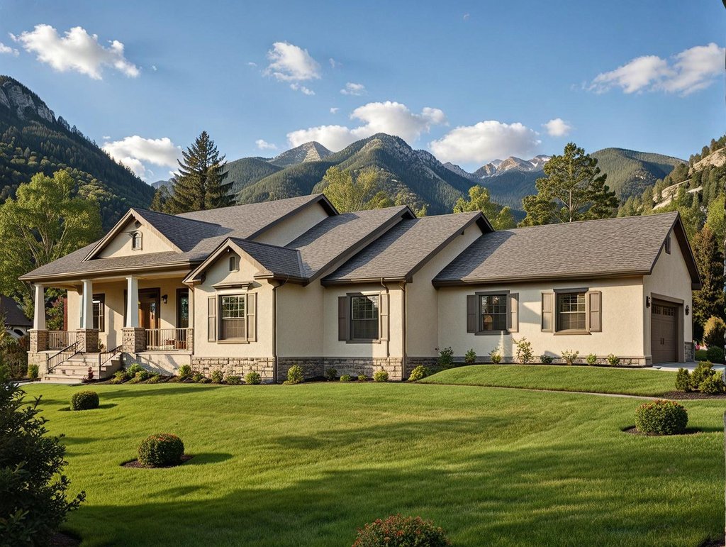 Exterior - Front Elevation 2 for Traditional House Plan #117-164 - 3 bed, 2 bath