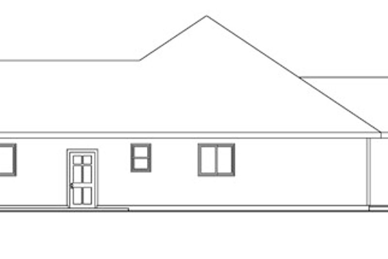 Home Plan - Exterior - Other Elevation 1 for Craftsman House Plan #124-765 - 3 bed, 2 bath