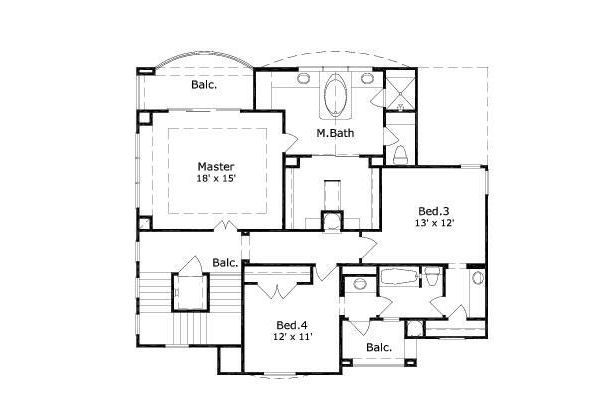 European Floor Plan - Other Floor Plan #411-461