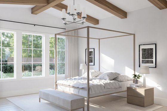 Interior - Master Bedroom 1 for Farmhouse House Plan #1114-21 - 4 bed, 4.5 bath