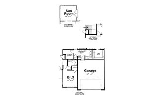 Floor Plan - Other Floor for Traditional House Plan #20-2089 - 2 bed, 2 bath